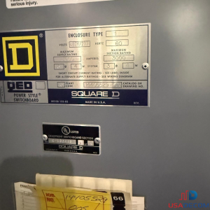 Square D QED 3000A Switchgear