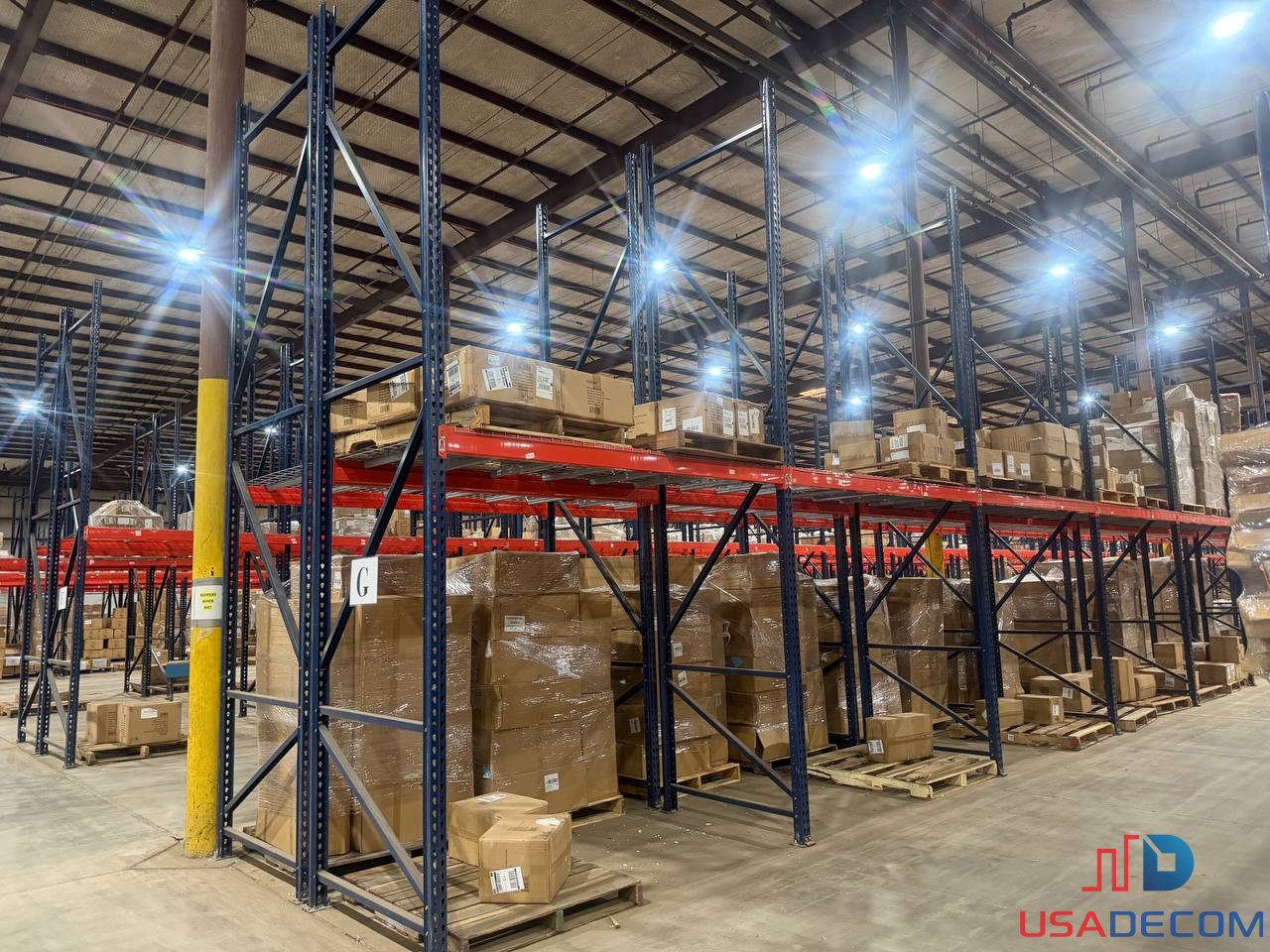 Pallet Racking System For Sale in New Orleans - Removal Project - USA Decom