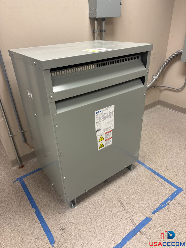 5 Eaton & Jefferson Electric 75-150kVA Transformers – 480V/208Y-120V